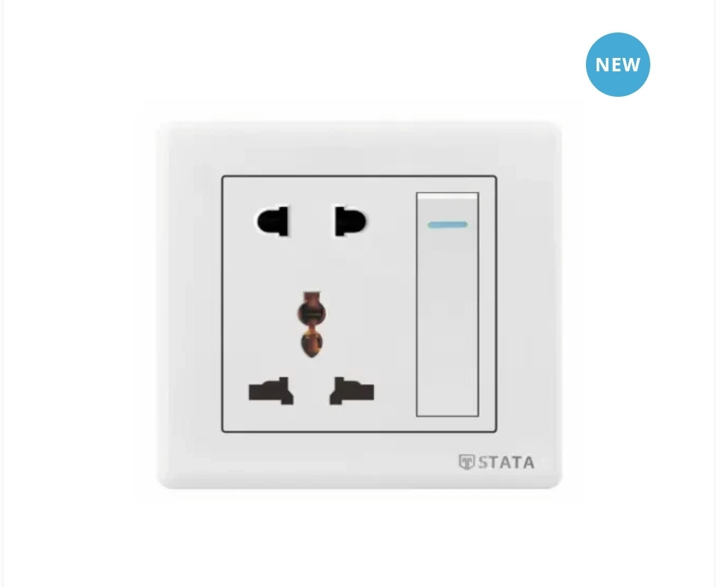 5-Pin Multi Socket with switch (Imperial Series)