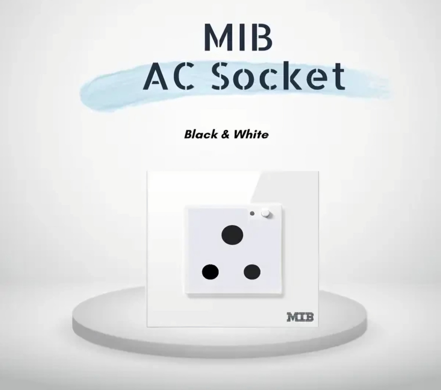 MIB 3 Pin AC Socket (Round Pin)