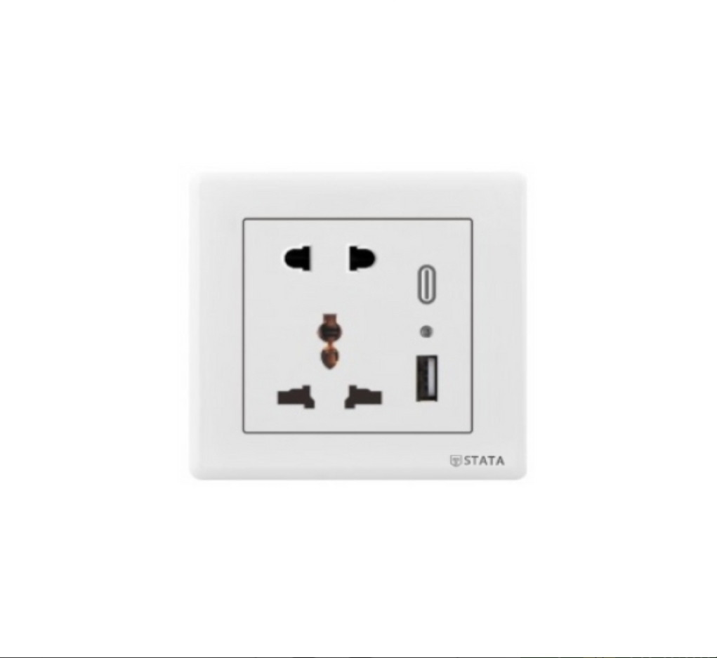 Multi Socket With Type-C and USB